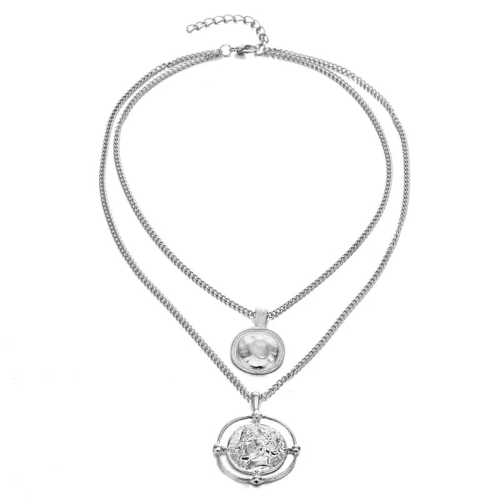 3/$30 š¤ Boho Coin Layered Pendant Necklace š¤ - Picture 3 of 4
